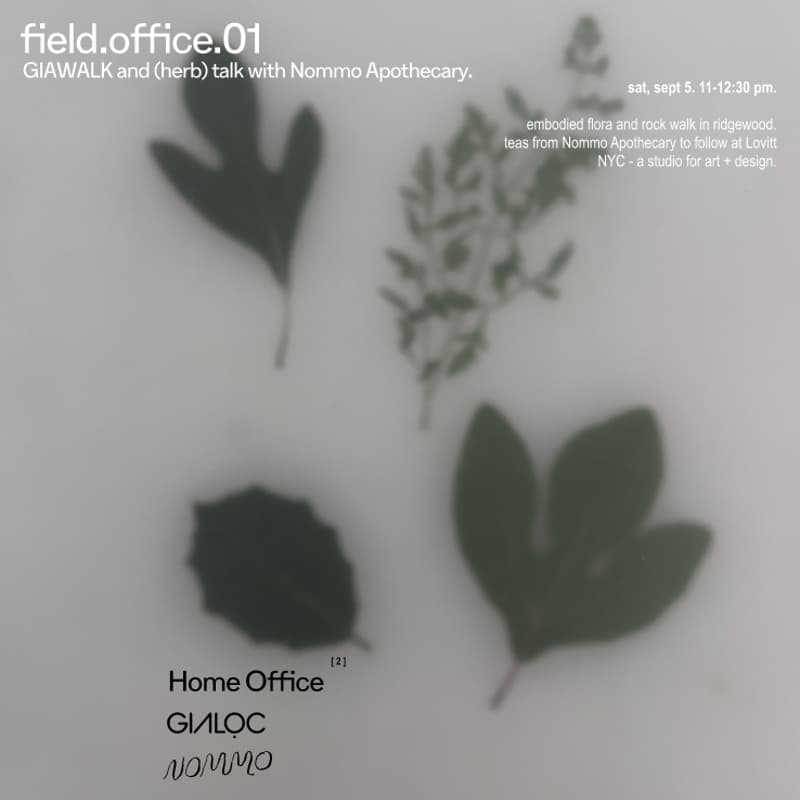 Cover Image for field.office.01 Giawalk and (herb) talk with Nommo Apothecary