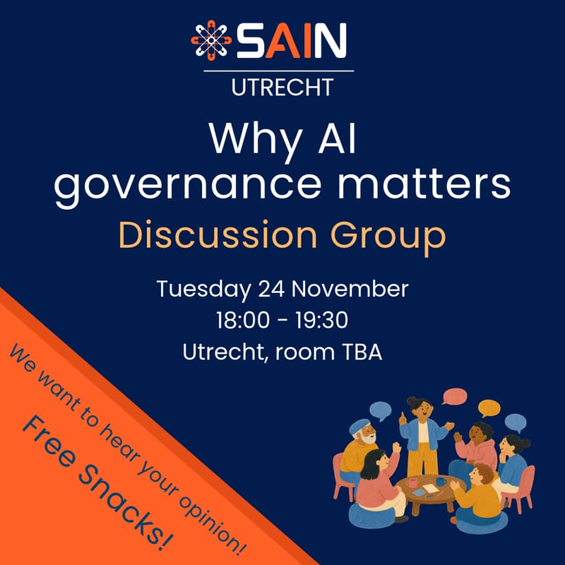 Cover Image for Discussion Group - Why AI governance matters