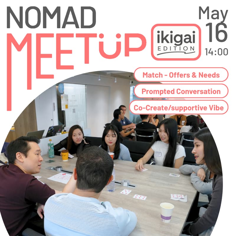 Cover Image for May Digital Nomad Meetup - ikigai Edition
