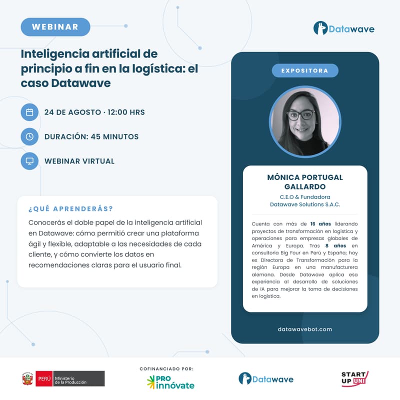 Cover Image for Inteligencia artificial de principio a fin en la logística: el caso Datawave