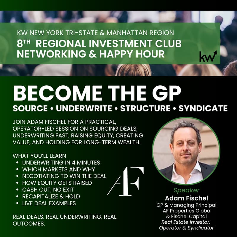 Cover Image for 8th Regional Investment Club - Become the GP