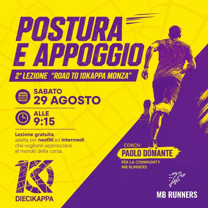 Cover Image for Postura & Appoggio - 2° Lezione "ROAD TO 10KAPPA MONZA"