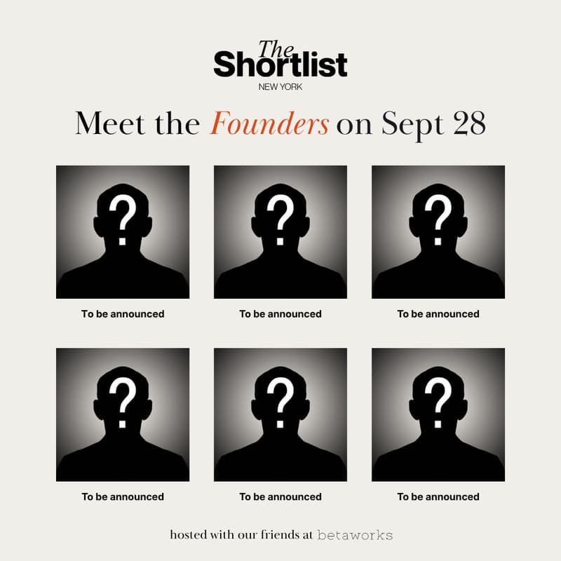 Cover Image for The Shortlist: September Founder Showcase