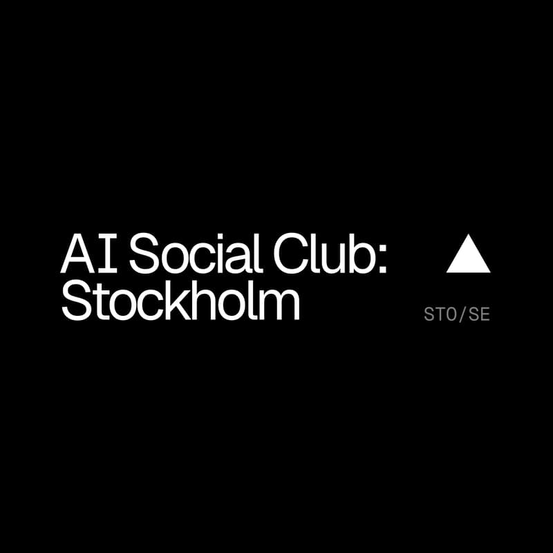 Cover Image for AI Social Club: Stockholm