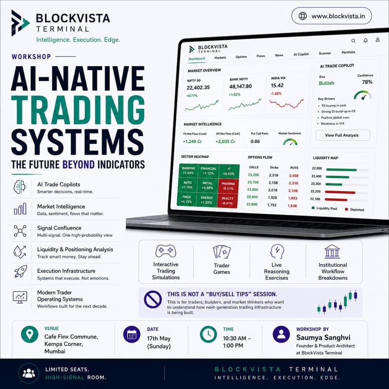 Cover Image for The Future Beyond Indicators: AI-Native Trading Systems By BlockVista Terminal