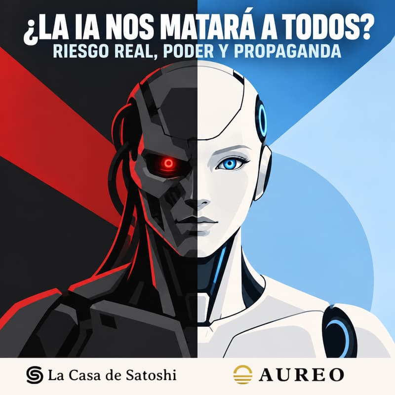 Cover Image for ¿La IA nos matará a todos? Riesgo real, poder y propaganda