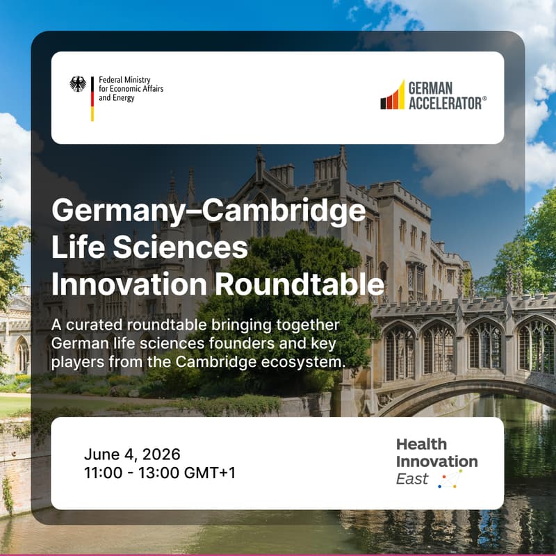 Cover Image for Germany–Cambridge Life Sciences Innovation Roundtable