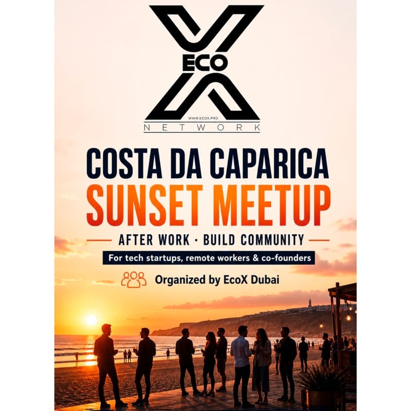 Cover Image for EcoX Sunset Meetup Startups, Cofounders, Builders & Remote Workers