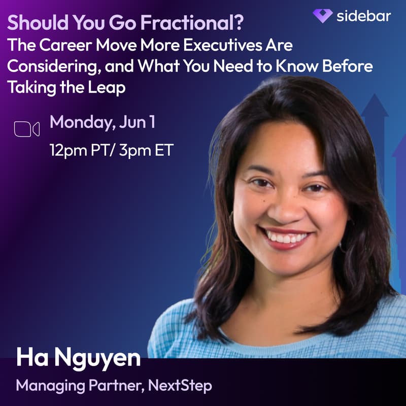 Cover Image for Should You Go Fractional? The Career Move More Executives Are Considering, and What You Need to Know Before Taking the Leap with Ha Nguyen