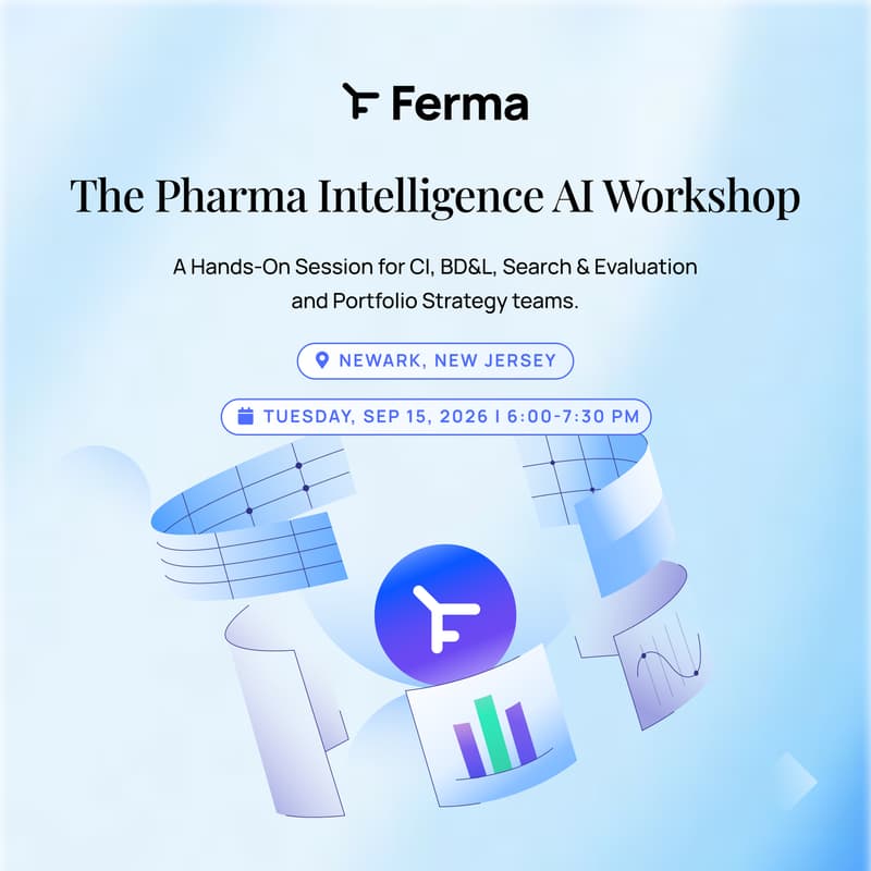 Cover Image for The Pharma Intelligence AI Workshop by Ferma