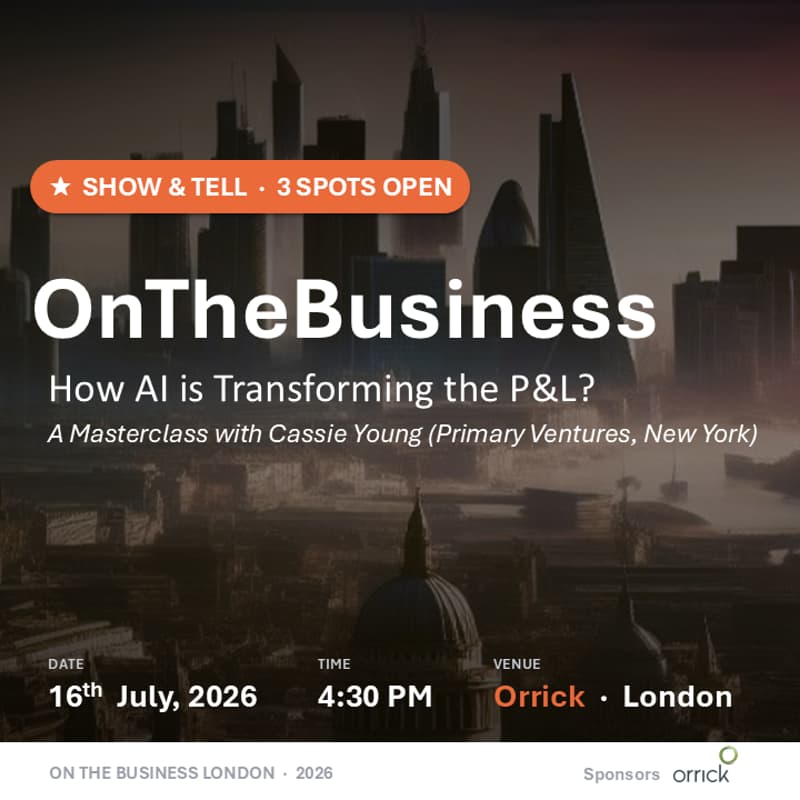 Cover Image for On the Business - How AI is Transforming the P&L: A Master Class on What Investors Care About and What It Means for Leaders?