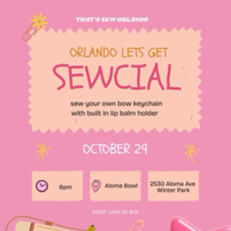 Cover Image for Sew your own bow keychain 🎀