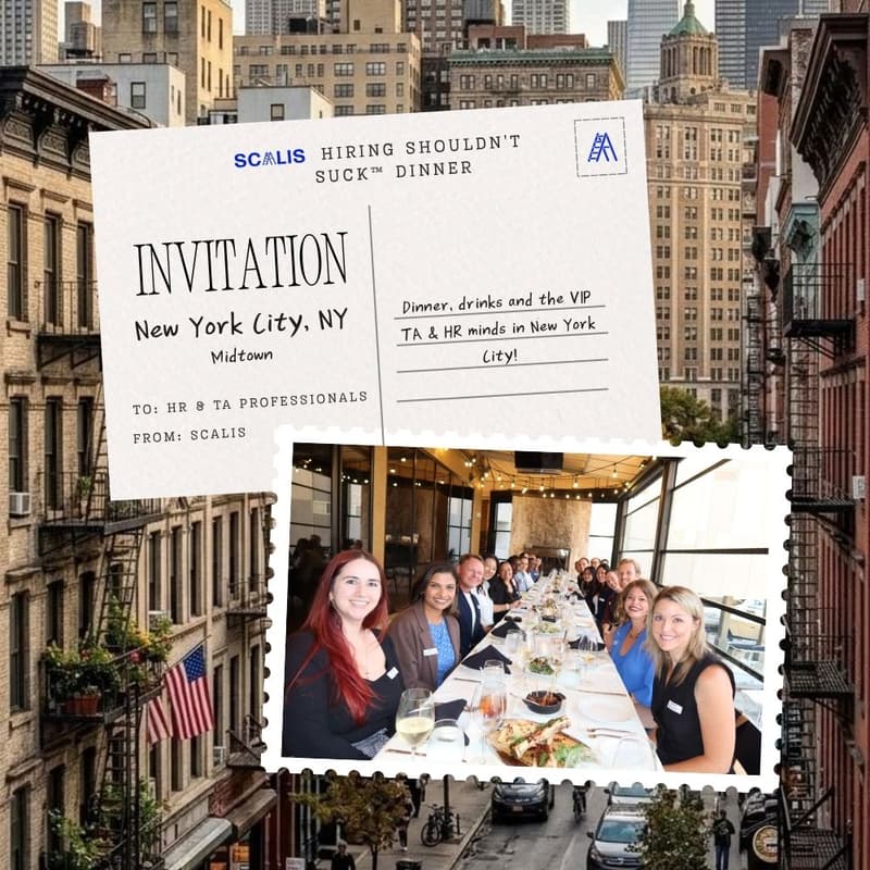 Cover Image for Hiring Shouldn't Suck™ Dinner (NYC Midtown - 9/29/26)