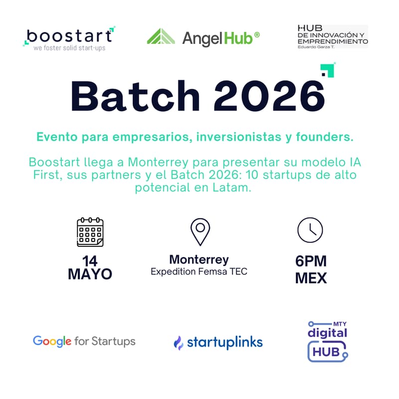 Cover Image for Boostart Batch 2026 - Monterrey
