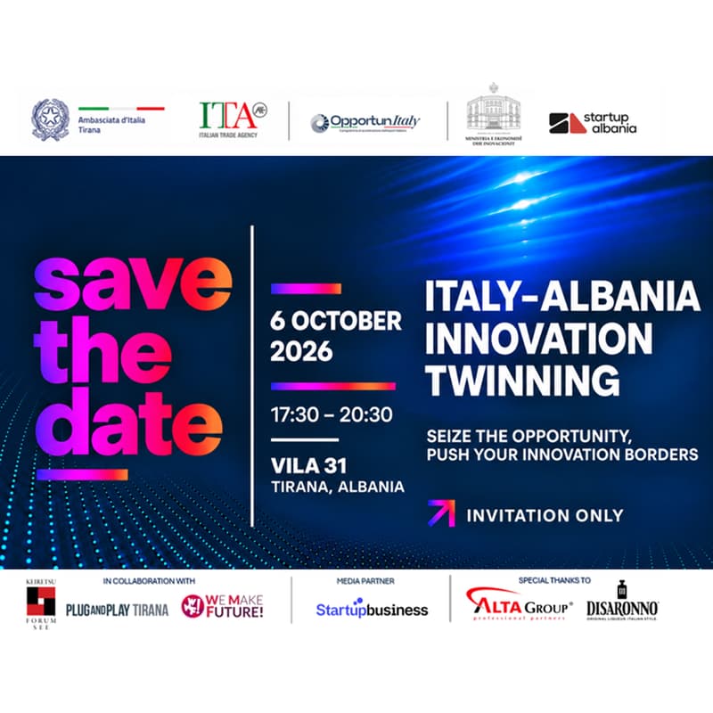 Cover Image for ITALY-ALBANIA INNOVATION TWINNING|Seize the opportunity, push your innovation borders!