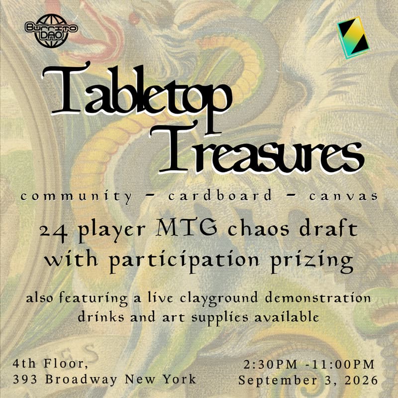 Cover Image for TableTop Treasures: MTG Draft & Art Show