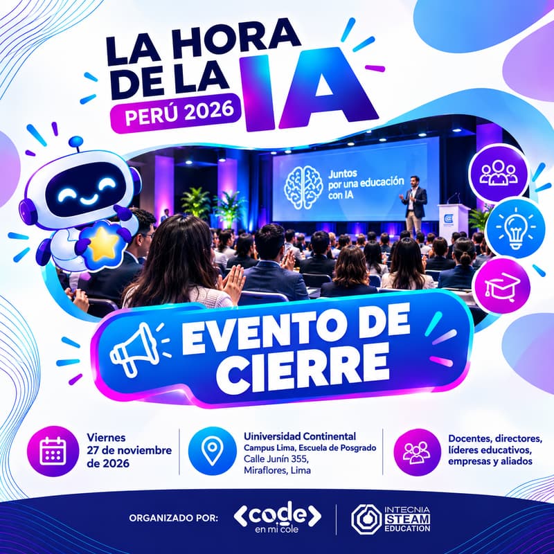 Cover Image for 🎉 La Hora de la IA Perú 2026 | Evento de Cierre