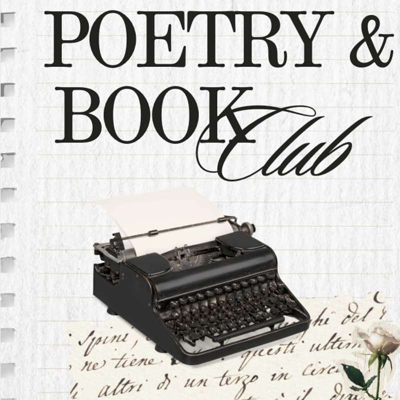 Cover Image for poetry & book club - open mic edition