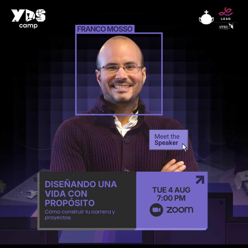 Cover Image for Diseñando una Vida con Propósito: Cómo construir tu carrera y proyectos - Franco Mosso