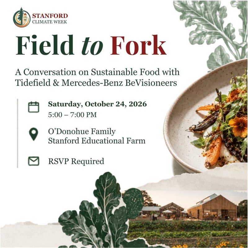 Cover Image for Field To Fork: A Conversation on Sustainable Food with Tidefield & Mercedes-Benz BeVisioneers