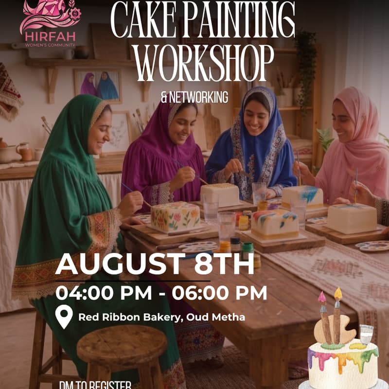 Cover Image for Cake Painting & Networking | AED 100