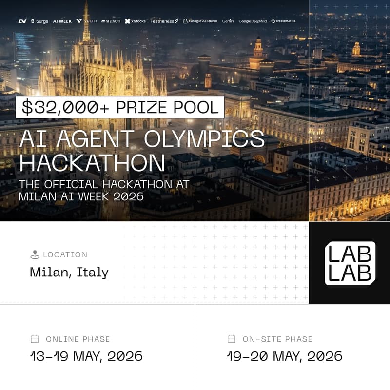 Cover Image for AI Agent Olympics - Milan AI Week Hackathon