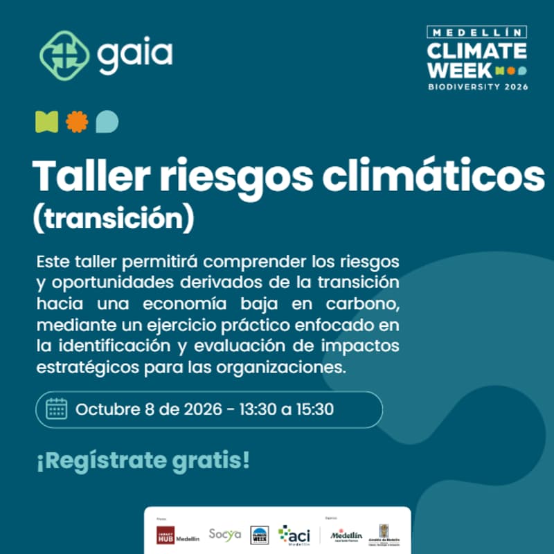 Cover Image for Taller de riesgos climáticos (riesgos de transición)