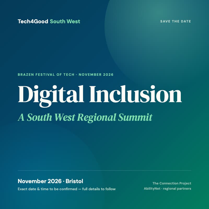 Cover Image for Digital Inclusion: A South West Regional Summit