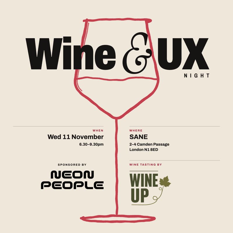 Cover Image for Wine&UX Night: a guided wine tasting for the UX community