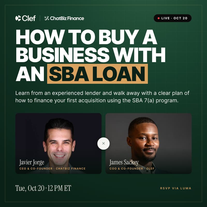 Cover Image for How to Buy a Business with an SBA Loan Without Getting Burned