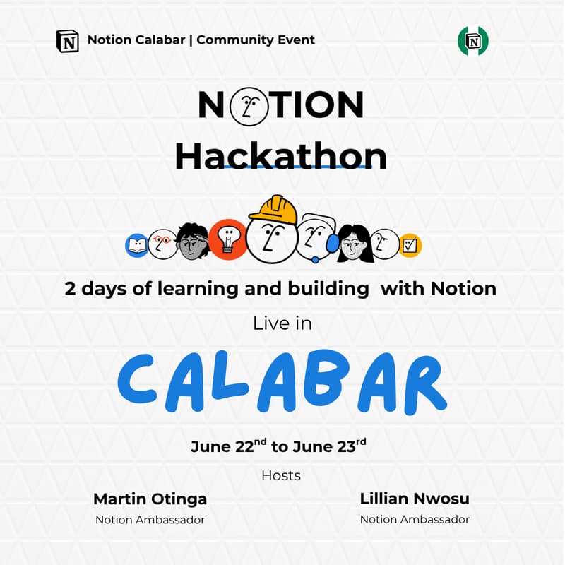 Cover Image for Notion Hackathon