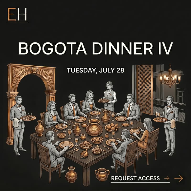 Cover Image for Bogota Dinner IV — Tuesday, July 28, 2026 — 6:30 PM