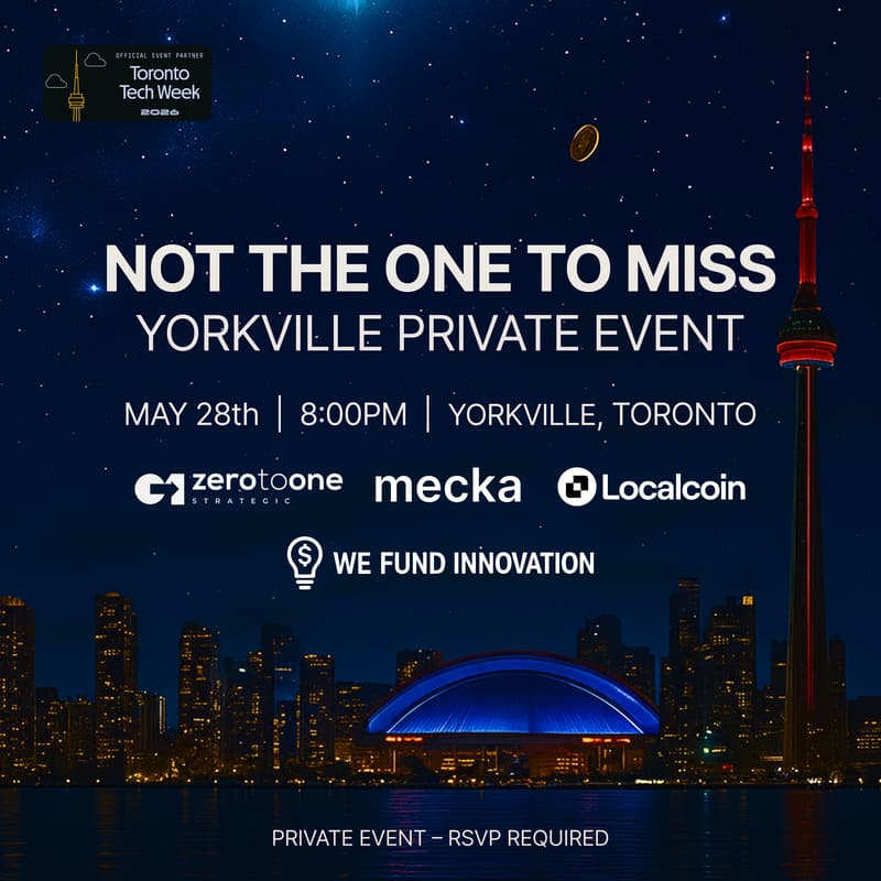 Cover Image for Not The One to Miss - Toronto Tech Week Party
