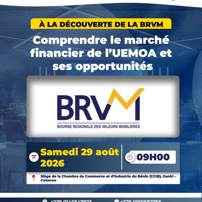 Cover Image for À la découverte de la BRVM (Gratuit uniquement sur inscription)