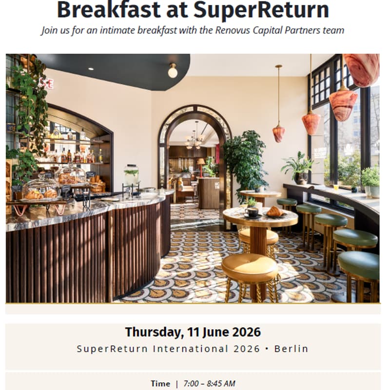 Cover Image for Renovus SuperReturn Breakfast