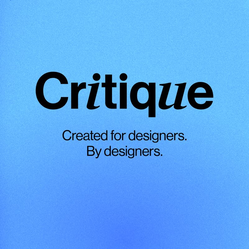 Cover Image for Critique - Design Community