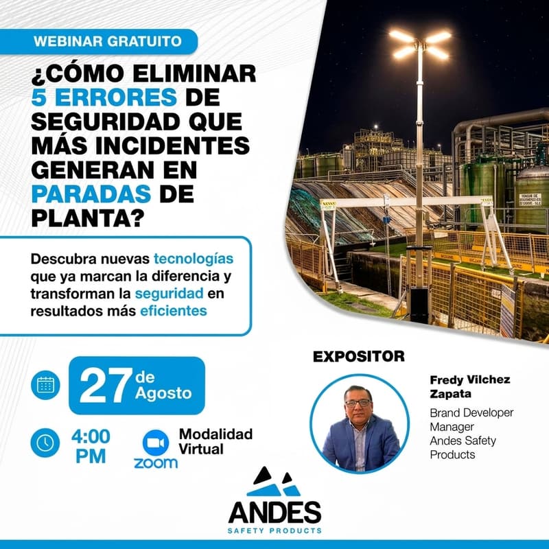 Cover Image for ¿Cómo eliminar 5 errores de seguridad en paradas de planta?