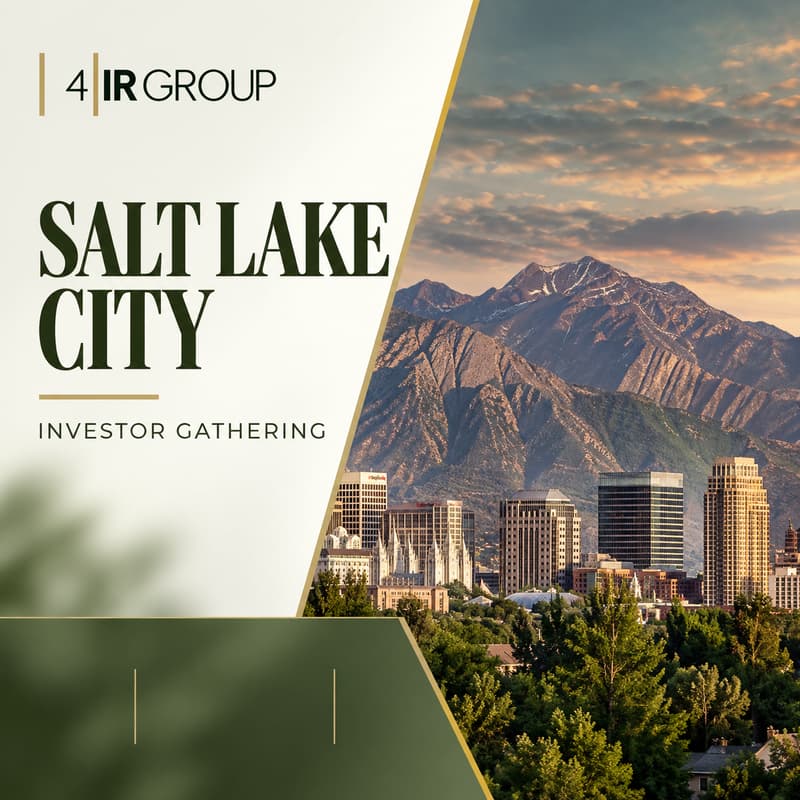 Cover Image for SALT LAKE — 4IR GROUP INVESTOR EVENING