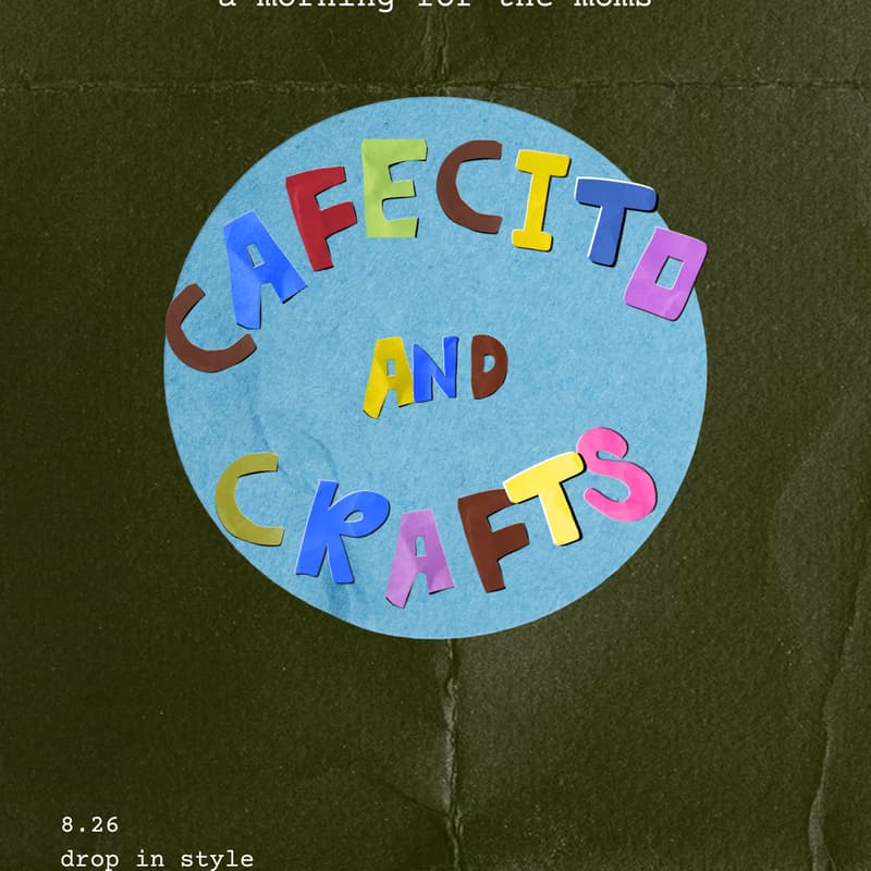 Cover Image for cafecito + crafts: a moms morning