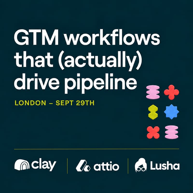 Cover Image for GTM workflows that (actually) drive pipeline