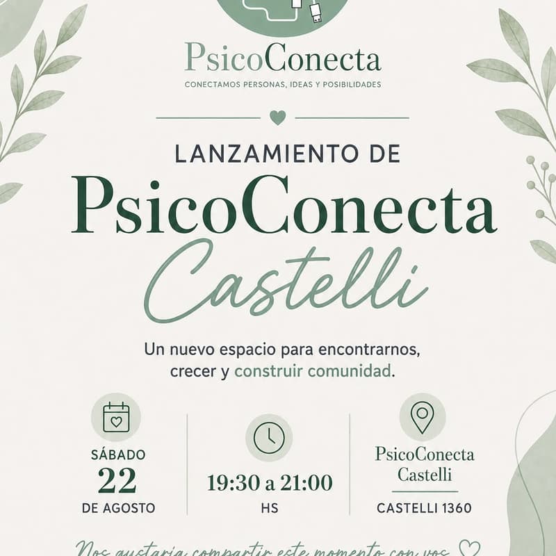 Cover Image for Inauguracion PSICOCONECTA Castelli
