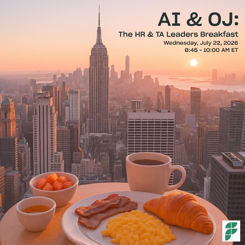 Cover Image for AI & OJ: The HR & TA Leaders Breakfast - July, NY