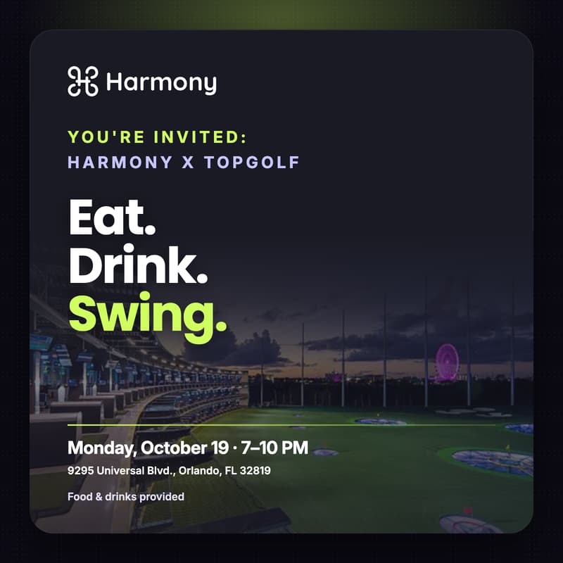 Cover Image for Harmony Night at Topgolf