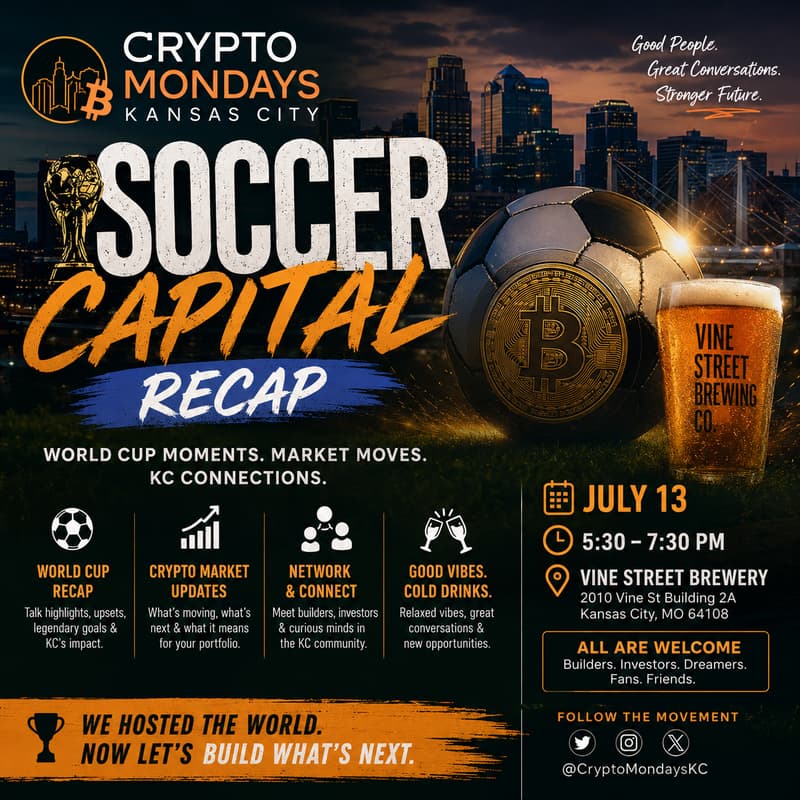 Cover Image for CryptoMonday Kansas City: Soccer Capital Recap