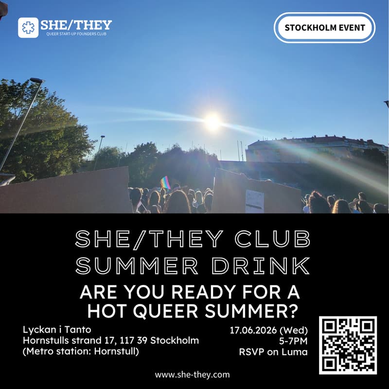 Cover Image for SHE/THEY Club Stockholm Summer Drink
