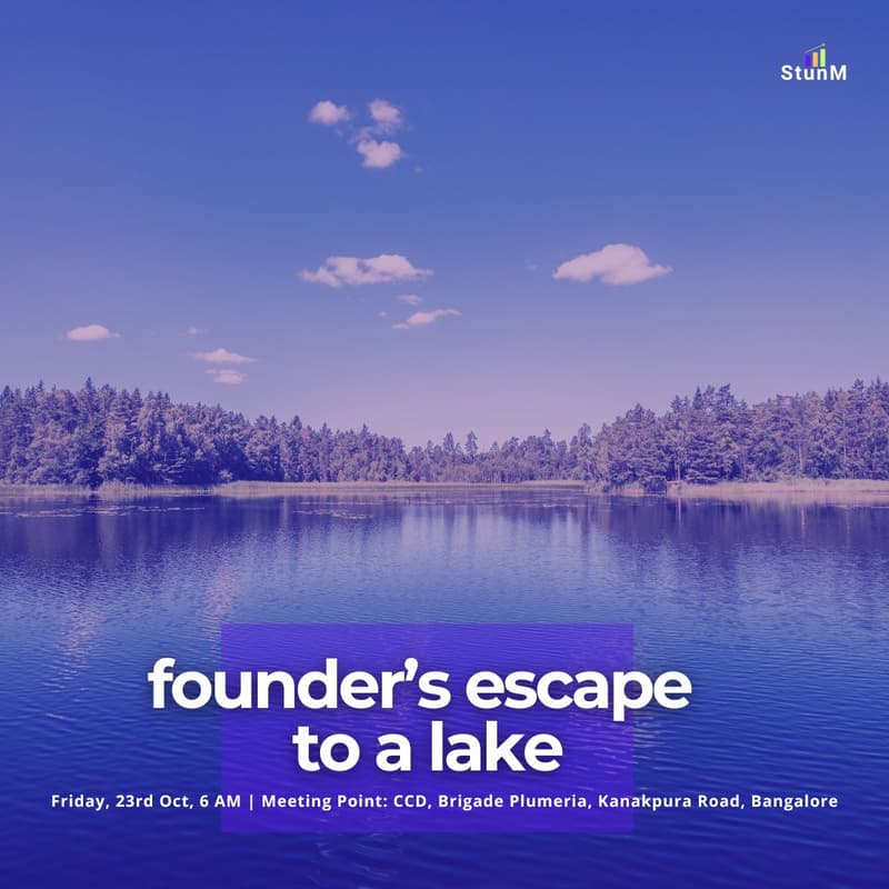 Cover Image for founder's escape to a lake