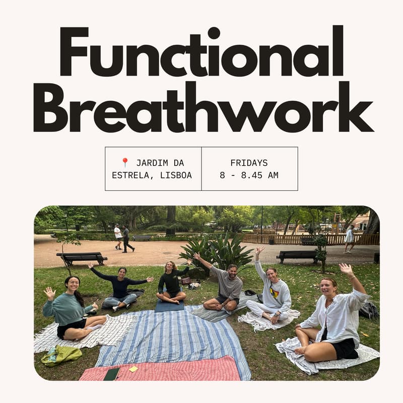 Cover Image for Functional Breathwork in Jardim da Estrela