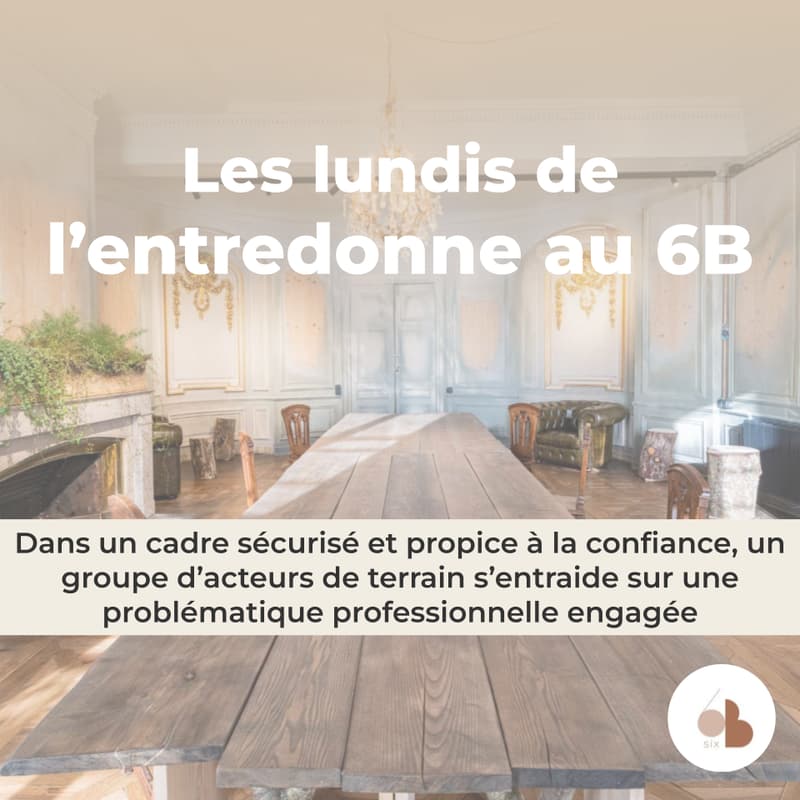 Cover Image for Lundi de l'entredonne 17h30-19h30