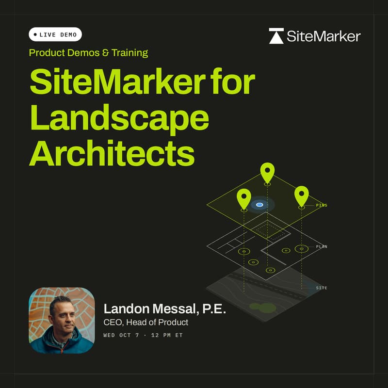 Cover Image for SiteMarker for Landscape Architects (LIVE DEMO)