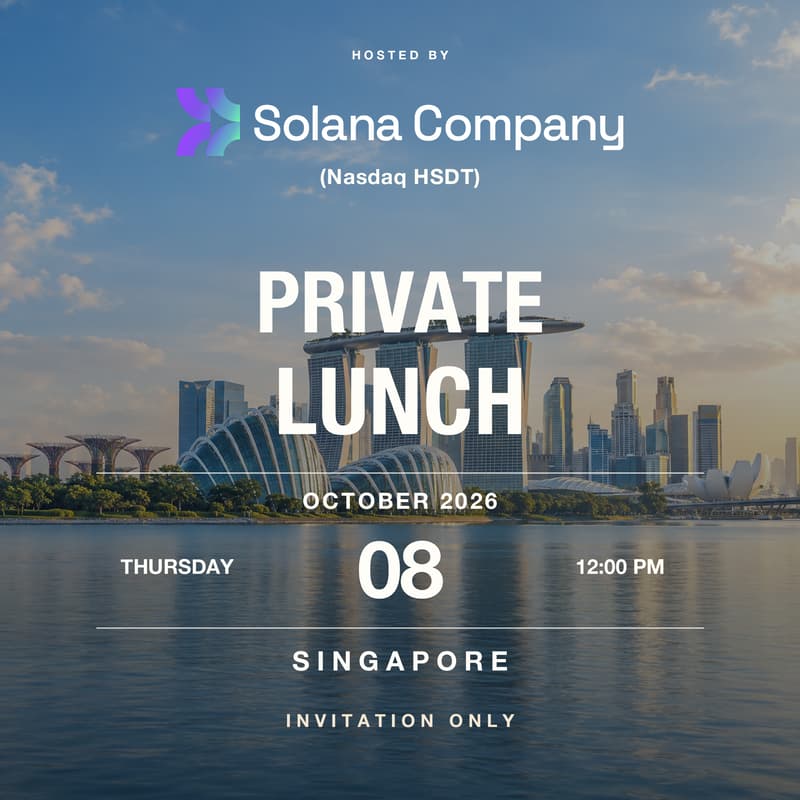 Cover Image for Solana Company Private Investor Lunch